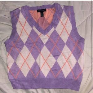 Purple Sweater Vest
